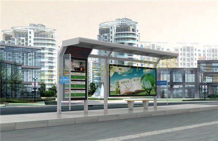 青島公共自行車棚制作廠家時達(dá)廣告制品廠