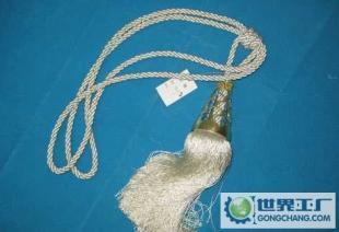 窗簾配件輔料/窗飾/流蘇掛穗/窗簾扣/窗簾綁帶/銀白色流蘇G0002_紡織皮革_世界工廠網(wǎng)中國(guó)產(chǎn)品信息庫(kù)